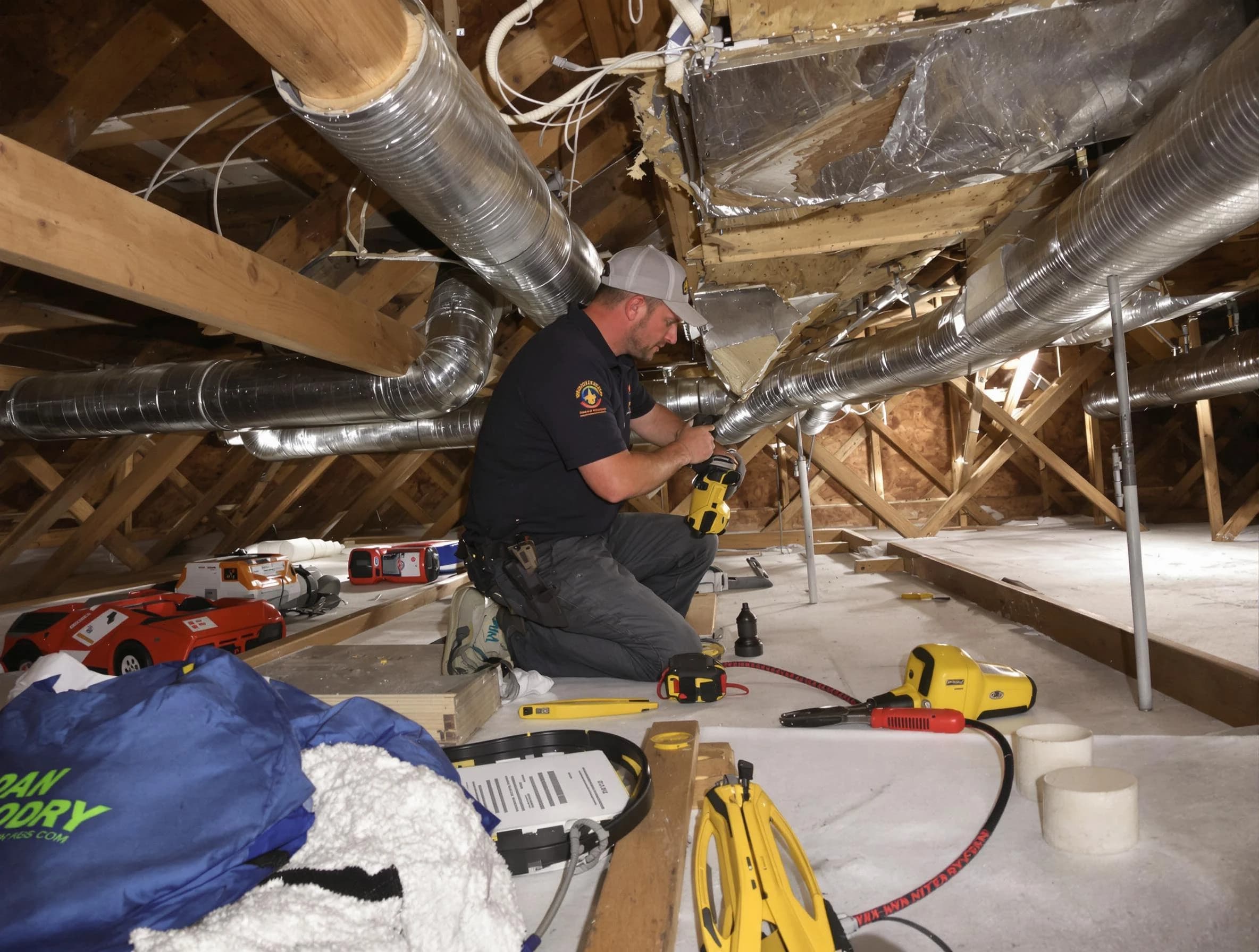 Professional air duct repair by Roy Air Duct Cleaning in Roy