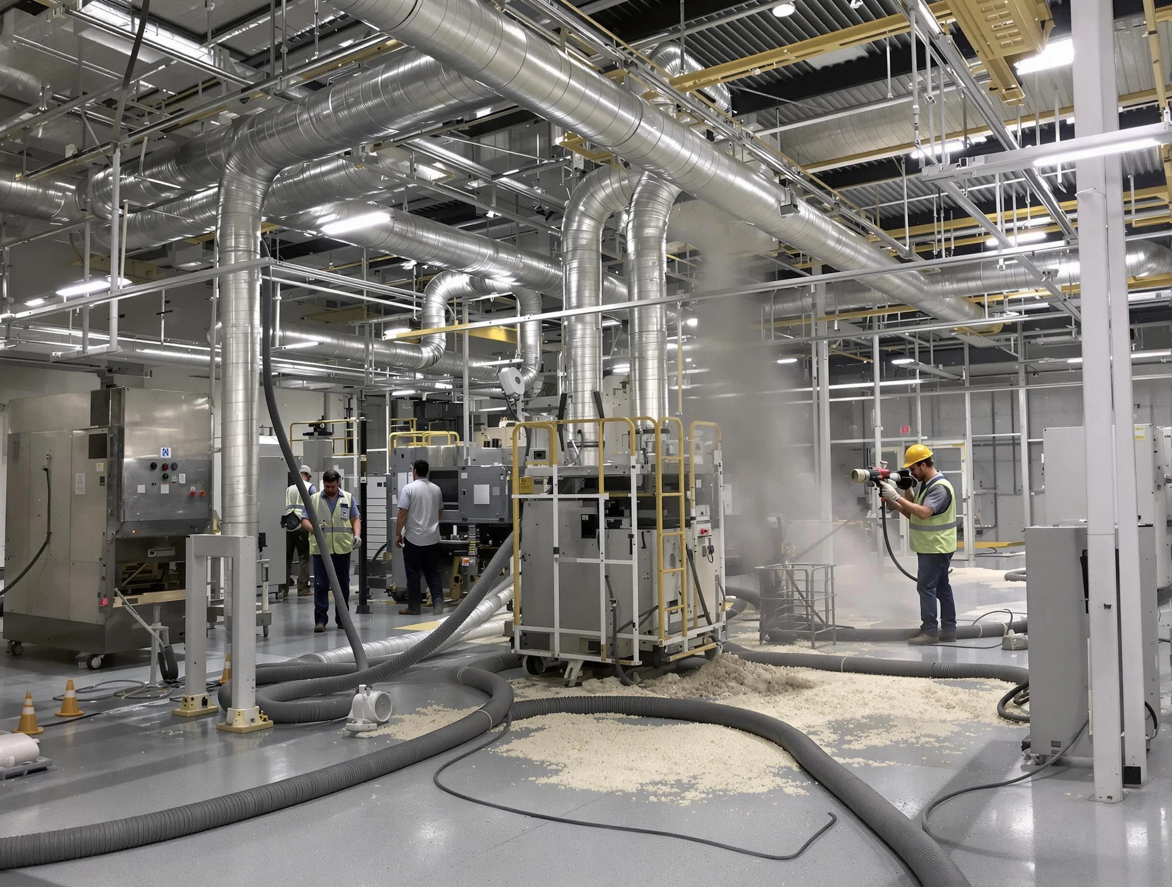 Heavy-duty industrial duct cleaning by Roy Air Duct Cleaning in Roy