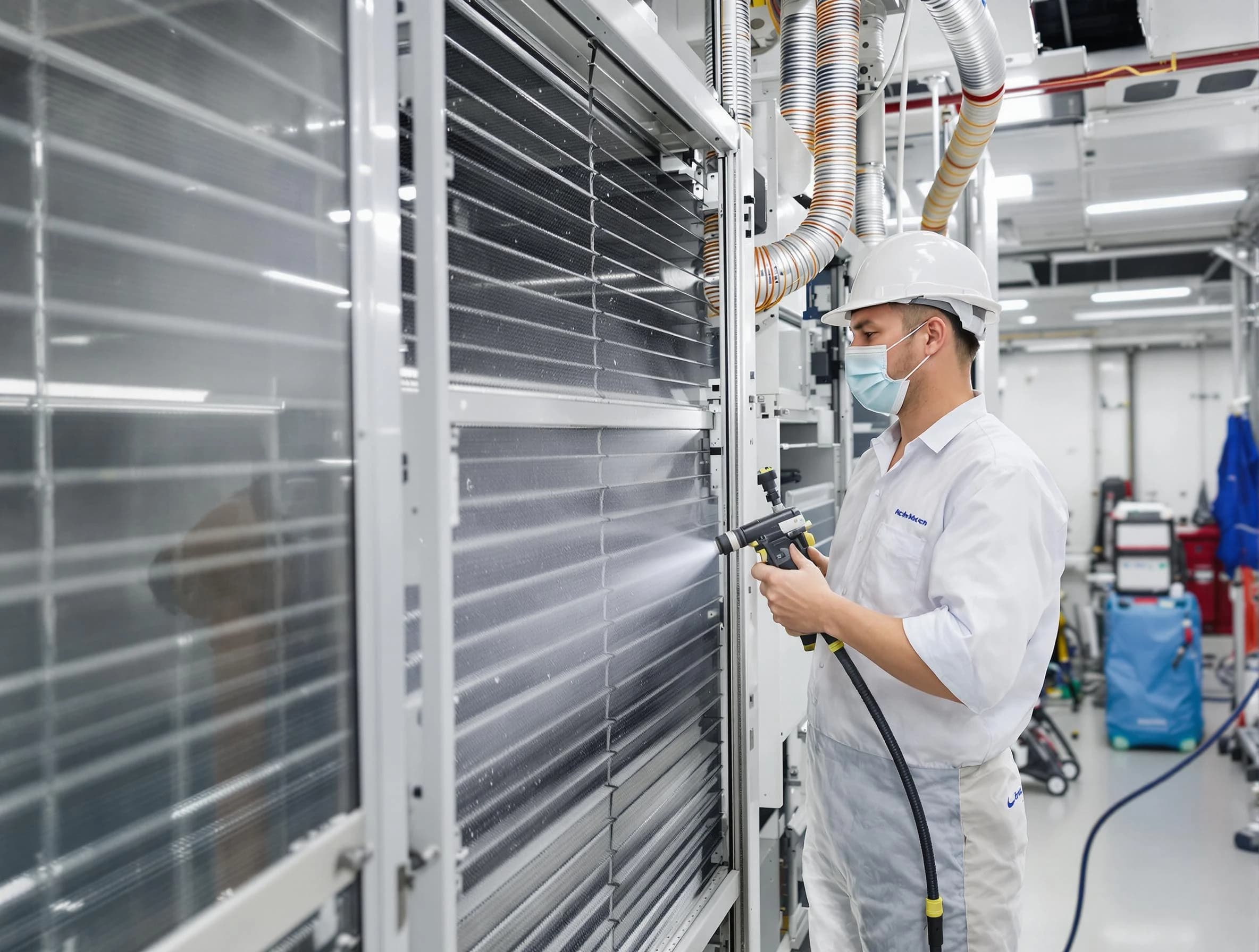 Professional AC coil cleaning by Roy Air Duct Cleaning in Roy